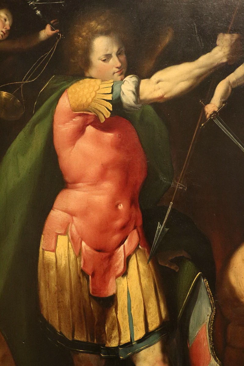 San Michele arcangelo - dettaglio 1, Castello Sforzesco